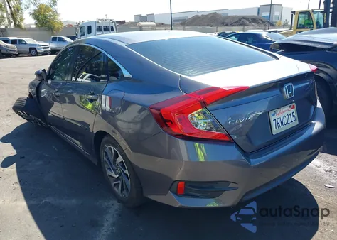 2016 Honda Civic Ex z USA, uszkodzony, nr VIN 2HGFC2F71GH539963